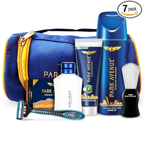 Image of Park Avenue Good Morning Diwali Gift Hampers | Shaving Kit for Men |