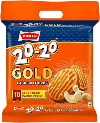 Image of PARLE 20-20 Gold Cashew Cookies Biscuit (Cookie) (1 kg).