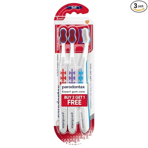 Image of Parodontax Adult Expert Toothbrush (Pack Of 3, Free)
