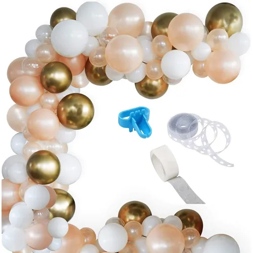 Image of Party Propz Rose Gold Balloons For Birthday Decorations