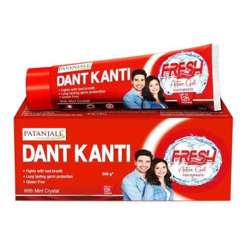 Image of Patanjali Dant Kanti Fresh Active Gel Toothpaste