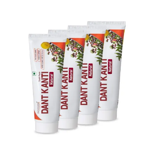 Image of Patanjali Dant Kanti Natural Toothpaste 200gm (4pcs)