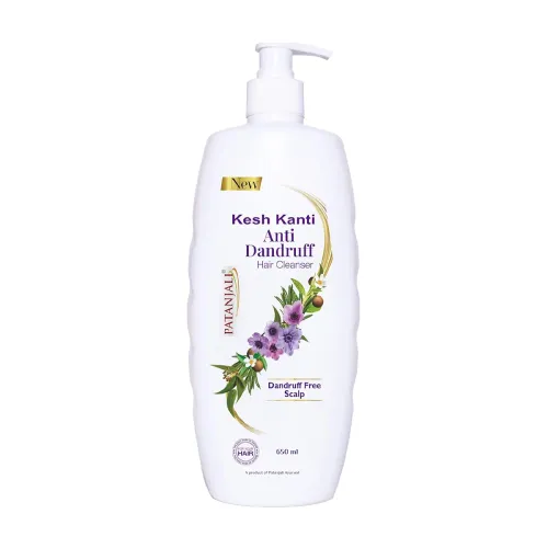 Image of Patanjali Kesh Kanti Anti-Dandruff Hair Cleanser, 650ml.