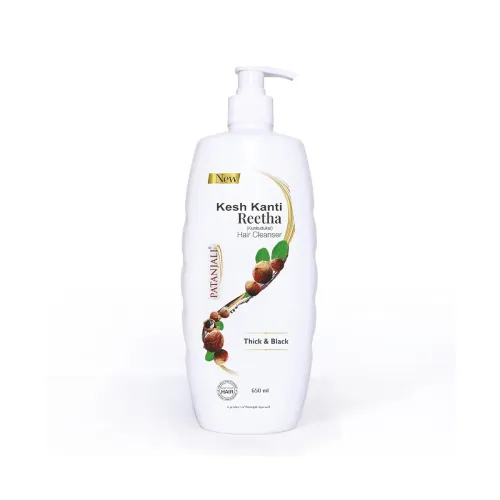 Image of Patanjali Kesh Kanti Reetha Hair Cleanser 650 Ml