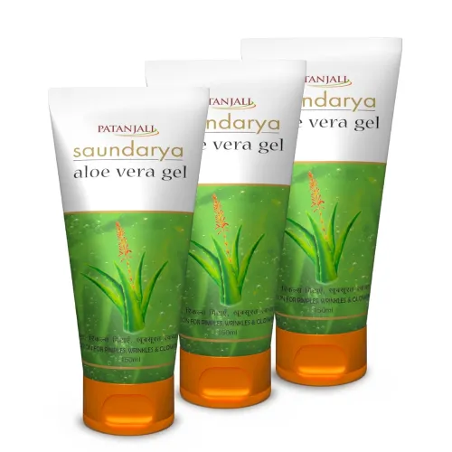 Image of Patanjali Saundarya Aloe Vera Gel (150ml x 3)