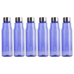 Pearlpet Ellie Water Bottles Set of 6 (750ml each, Purple)