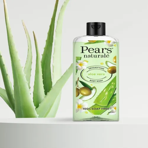 Image of Pears Naturale Detoxifying Aloe Vera Body Wash with Glycerin