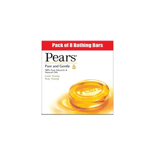 Image of Pears Pure & Gentle Soap Bar Combo Pack of 8*125g 