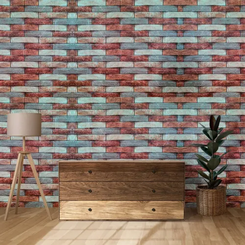 Image of Peijinsart Decorative Multicolor Wallpaper (77 cm x 70 cm)
