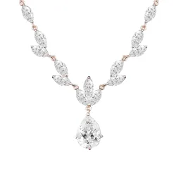 Peora American Diamond Studded Necklace Fashion