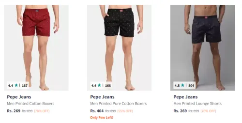 Image of Pepe Jeans Men Boxers Starting At ₹269