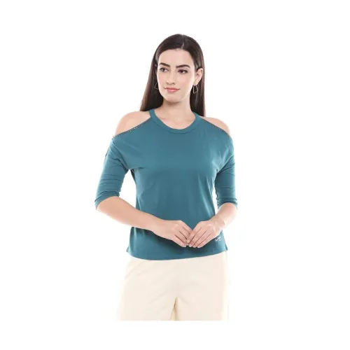 Image of Pepe Womens Round Neck Solid Top
