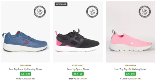 Image of Performax Brand Women's Sports Shoes @ Flat 70% Discount