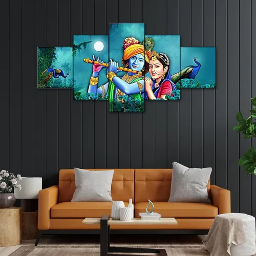 Image of perpetual Radha Krishna 3D Scenery SO5