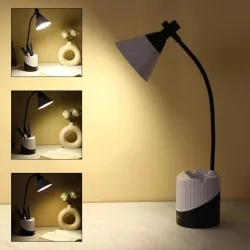 PESCA Rechargeable Desk Lamp (Pen & Mobile Holder, Victorian)