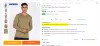 PETER ENGLAND Men Cotton Brown T-Shirt