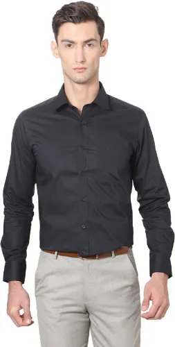 Image of PETER ENGLAND Men Regular Fit Solid Formal Shirt