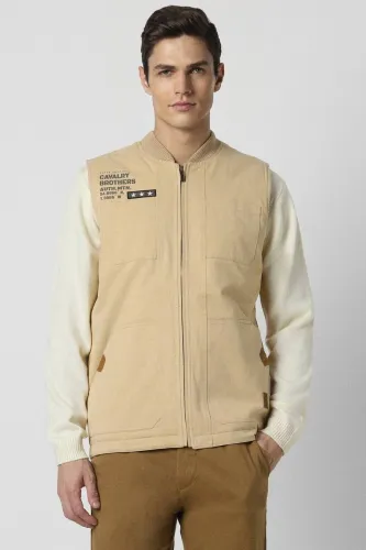 Image of PETER ENGLAND Men Solid Casual Jacket