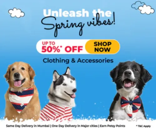 Image of Petsy Offer : Upto 50% off on Clothing & Accessories