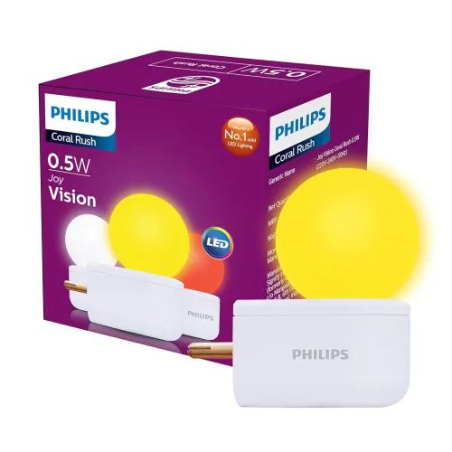 Image of PHILIPS 0.5W LED Yellow Bulb