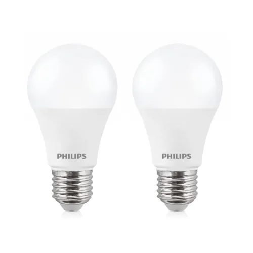 Image of PHILIPS 12-Watts LED Bulb E27 Base (Crystal White, Pack of 2)