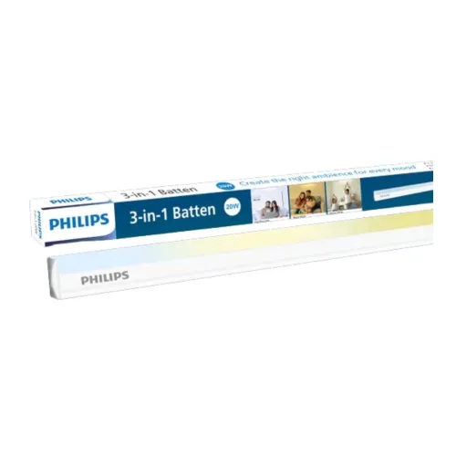 Image of PHILIPS Compact 20W 4ft LED Tubelight (3-in-1 Color)