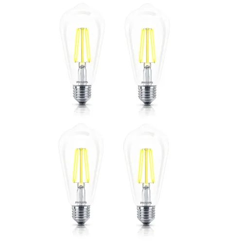 Image of Philips 4-watt E27 ST64 LED Glass Filament Bulb