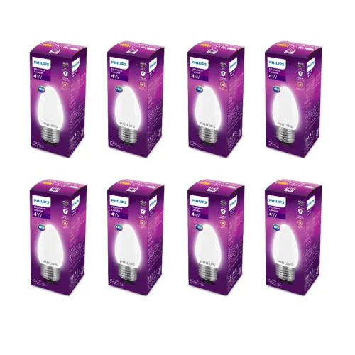 Image of PHILIPS 4-watt Filament Candle LED Bulb