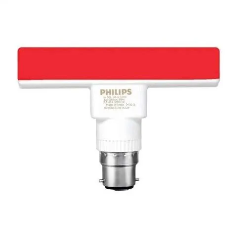 Image of Philips 5 watt T-Bulb Rangoli 5w Red Pack of 1