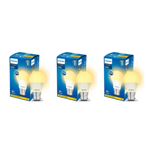 Image of Philips 9-Watts B22 LED Pack of 3
