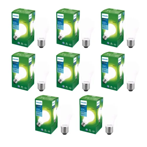 Image of PHILIPS Full Glow Energy 9W LED Bulb 8Pcs