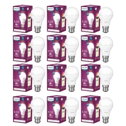 Philips Ace Saver 8.5W B22 LED BulbPack of 12