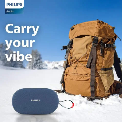 Image of PHILIPS Audio TAS1400BL Wireless Bluetooth Speaker 1200mAh 