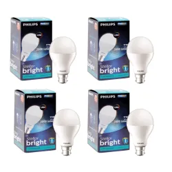 PHILIPS Base B22 17-Watt LED Bulb Pack of 4