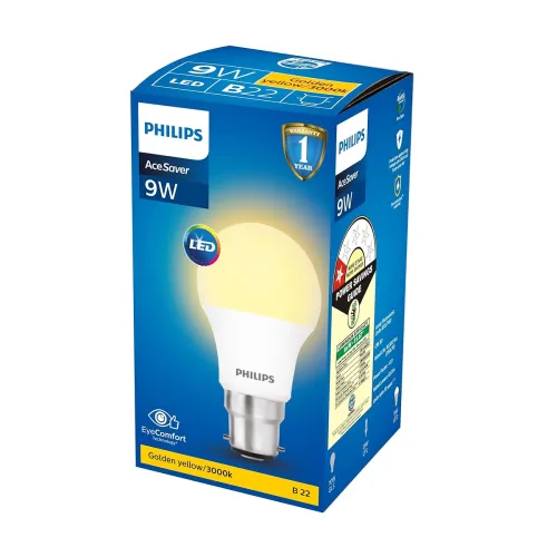 Image of PHILIPS Base B22 9-Watt LED Bulb