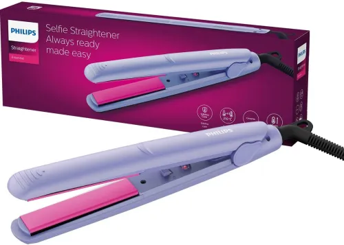 Image of PHILIPS BHS224/00 Hair Straightener (Purple)