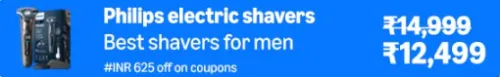 Image of Philips Electric Shaver for Men @ ₹12499 on Amazon Prime Day Sale