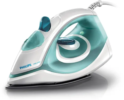 Image of PHILIPS GC1903/21 1300 W Steam Iron (White and Green)
