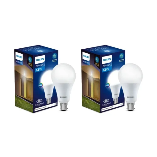 Image of Philips LED Bulb 12W B22 Base (Pack of 2)