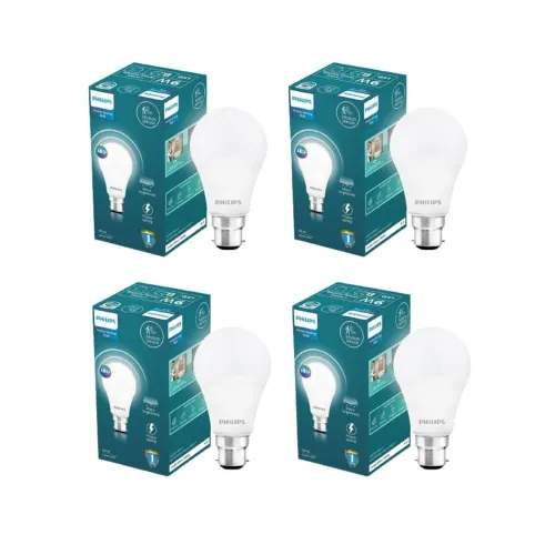 Image of PHILIPS Motion Sensor LED Bulb (B22, Pack of 4)
