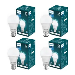 Philips Multi‑Watt LED Bulbs – Pack of 4