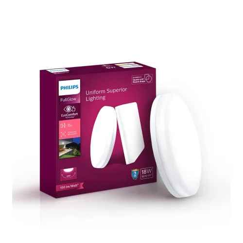 Image of PHILIPS Rimless Full Glow 18-WATT Round LED Surface DOWNLIGHTER