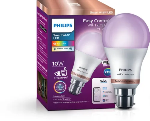 Image of PHILIPS Smart Wi-Fi LED 10-Watt Smart Bulb