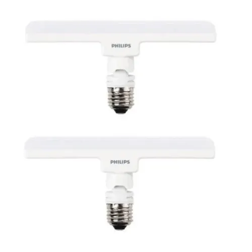 Image of Philips Stellar Bright 10W LED T-Bulb E27 Base Warm White – Pack of 2