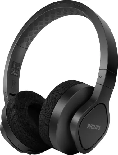 Image of PHILIPS TAA4216BK Wireless Sports Headphone with IP55 Dust/Water Protection Bluetooth