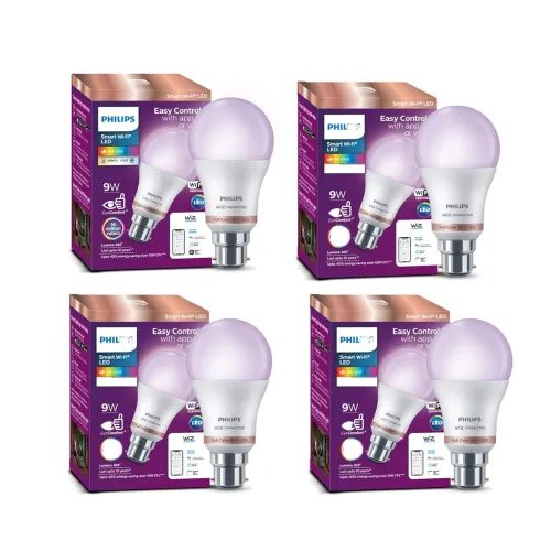 Image of Philips Wiz Wi-Fi Enabled B22 9W LED Smart Bulb (PO4)