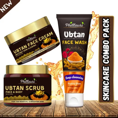 Image of Phillauri Instant Glow Ultimate Ubtan Skin Care Kit (3 Items)