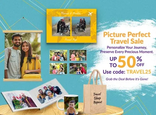 Image of Photojaanic Coupon : Upto 50% off on Picture Perfect Travel Sale