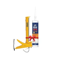 Pidilite Feviseal NEUTRAL PRO BLACK 280ML & Mistreeji Low Duty Gun Combo