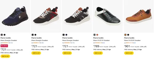 Image of Pierre Cardin Men's Sneaker at minimum 70% Off